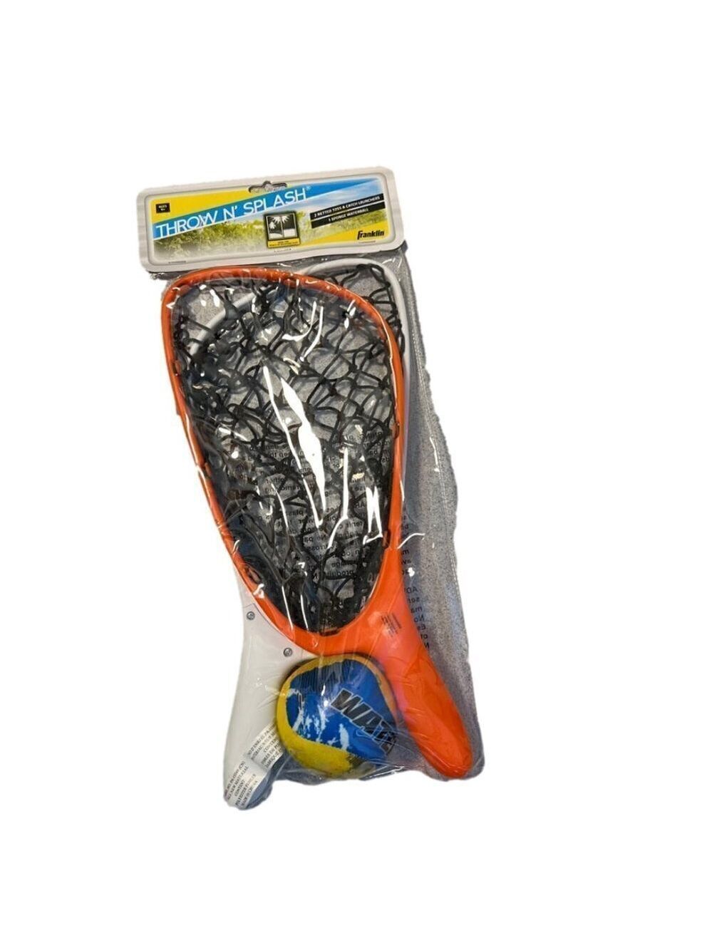 NEW Franklin Throw N Splash 2 Netted Toss & Catch Launchers & Sponge Waterball